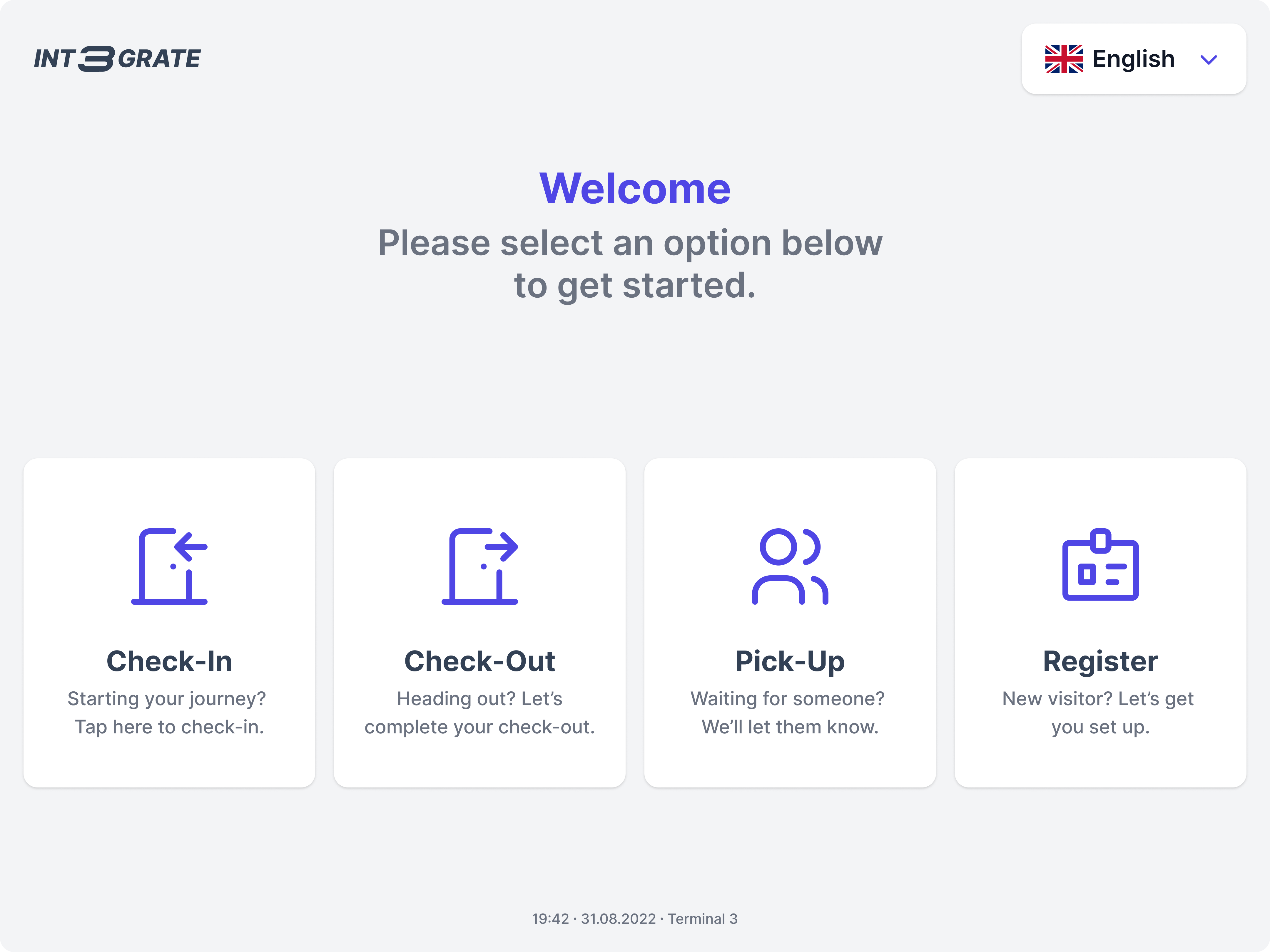 Welcome Screen